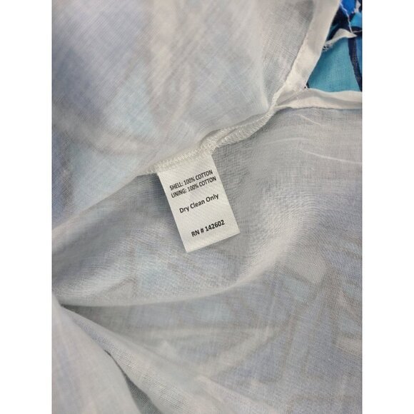 Sail to Sable Blue Flag Tunic Womens Medium Long Sleeve Mini Dress - Picture 4 of 4